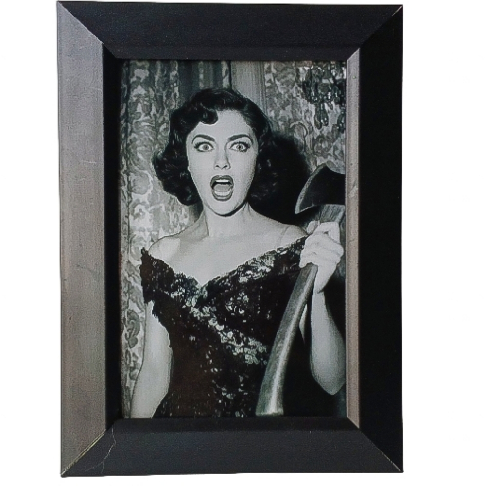 Vintage Pick Ax House Wife's Horror 🤣 Retro Girls Women 50s 60s antique Trendy
